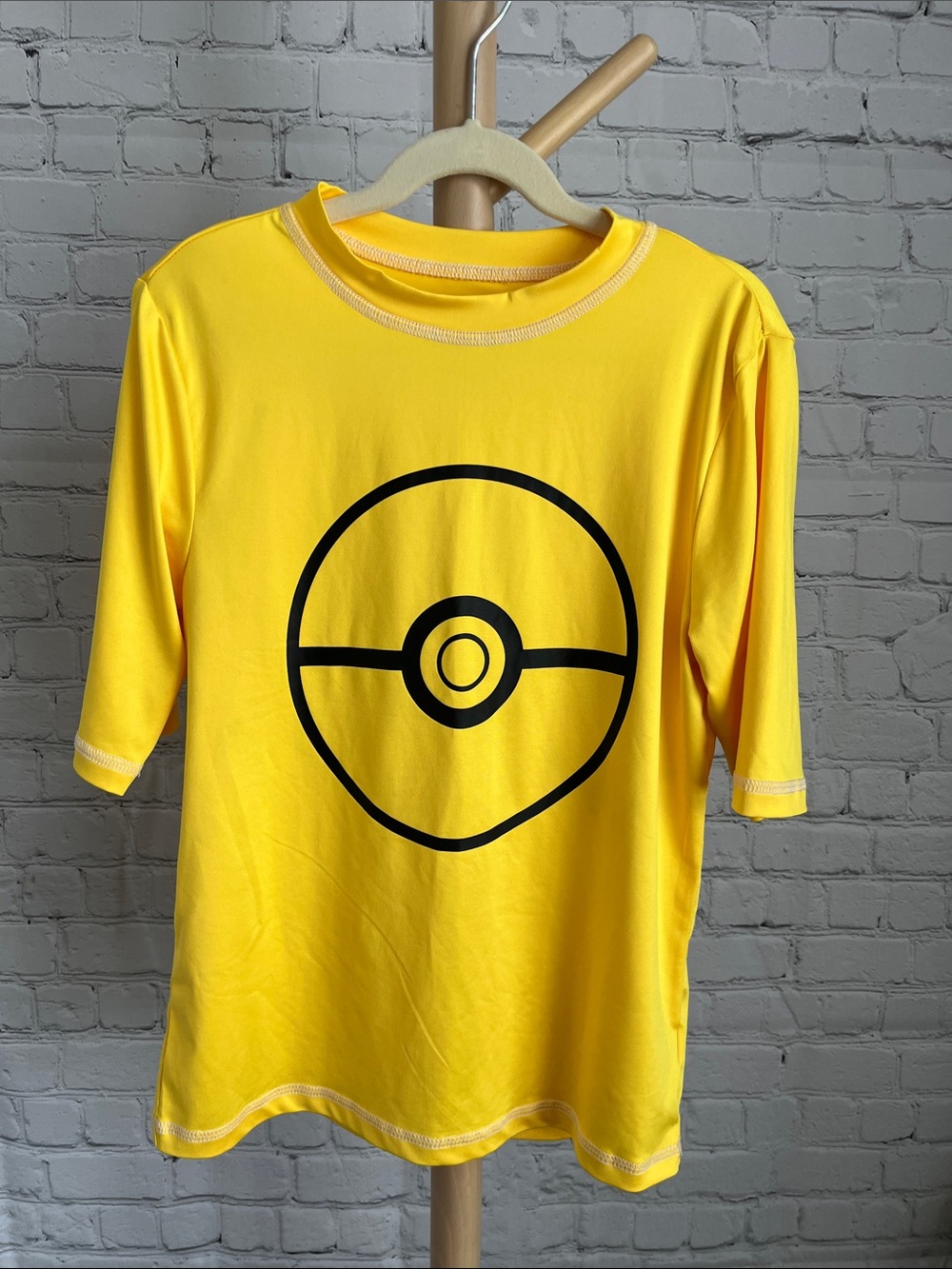 ⭐️⭐️PICK 5 / $20 Pokemon Yellow Pokeball Kids Rashguard T-Shirt